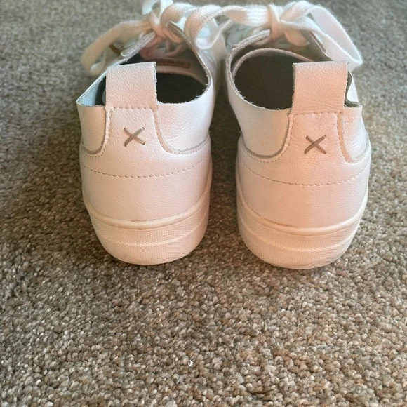 Musse & Cloud Masy Platform White Sneakers Size 10 Leather - Picture 4 of 11